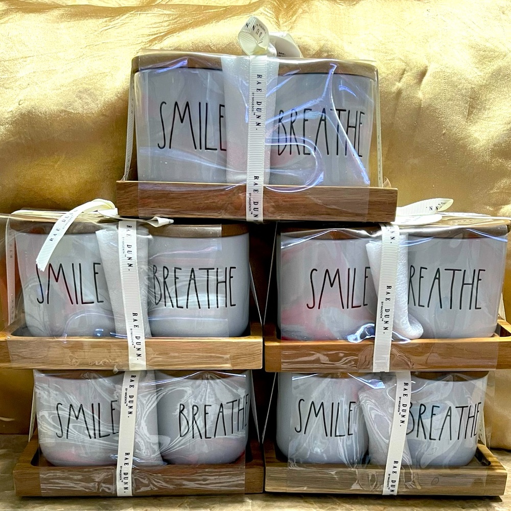 COPY - Rae Dunn mini multipurpose canisters with bamboo tray.